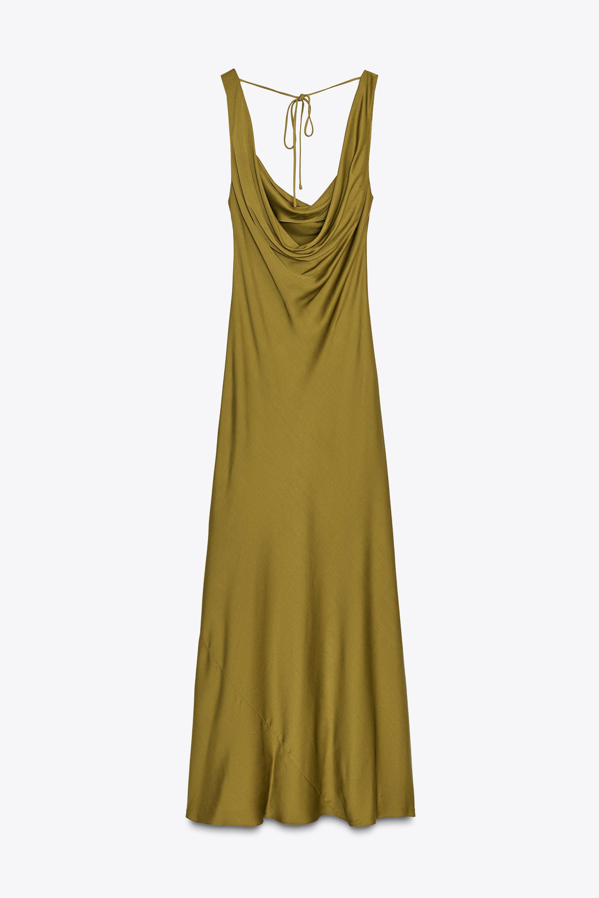 ZW COLLECTION SATIN LONG DRESS